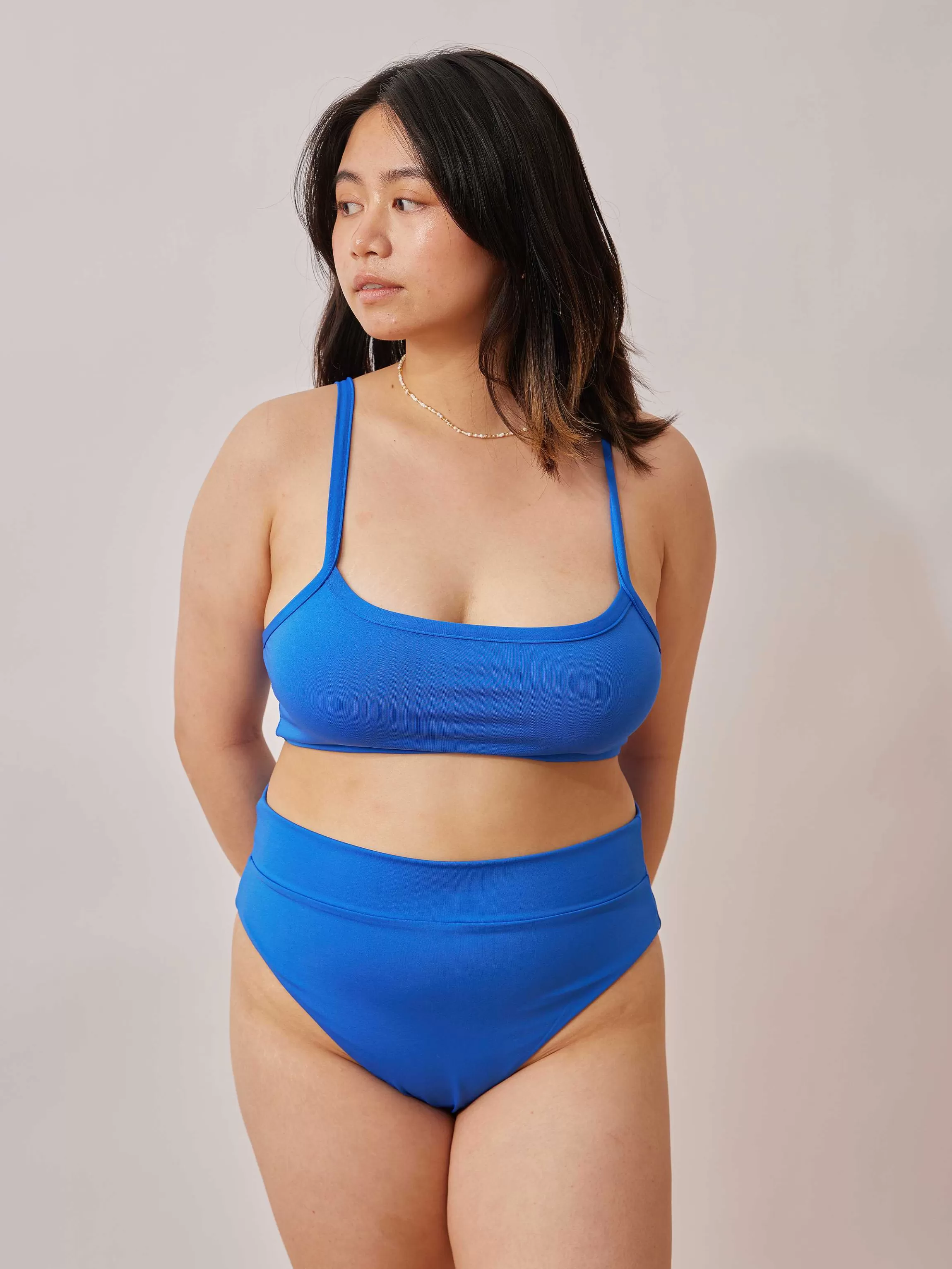 Djerf Avenue Sportig Bikinitopp Lagoon Flash Sale